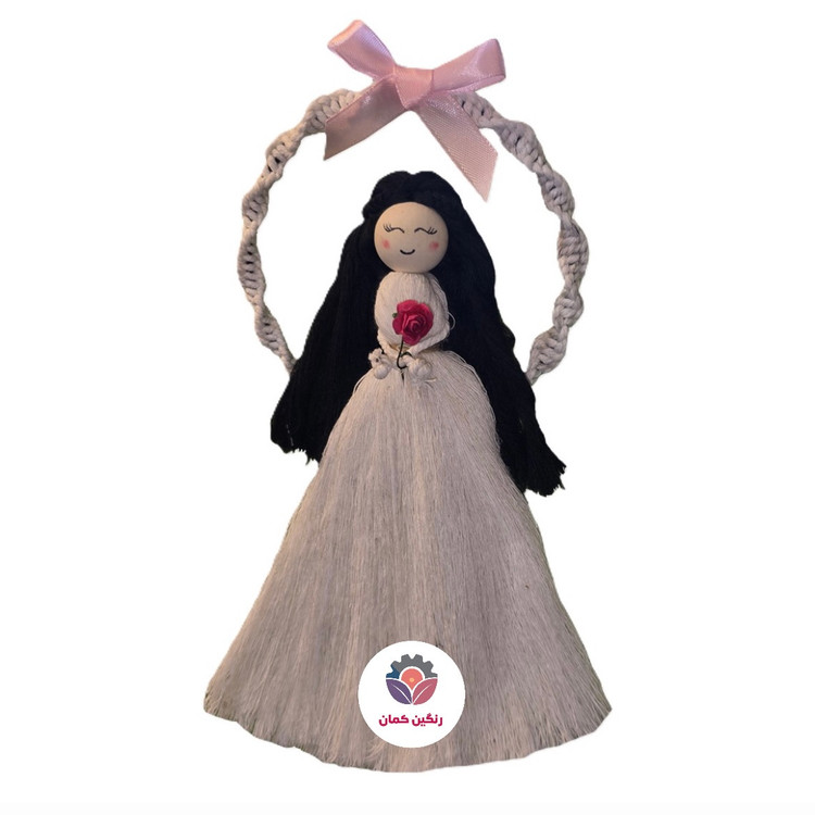 عروسک فرشته مکرومه